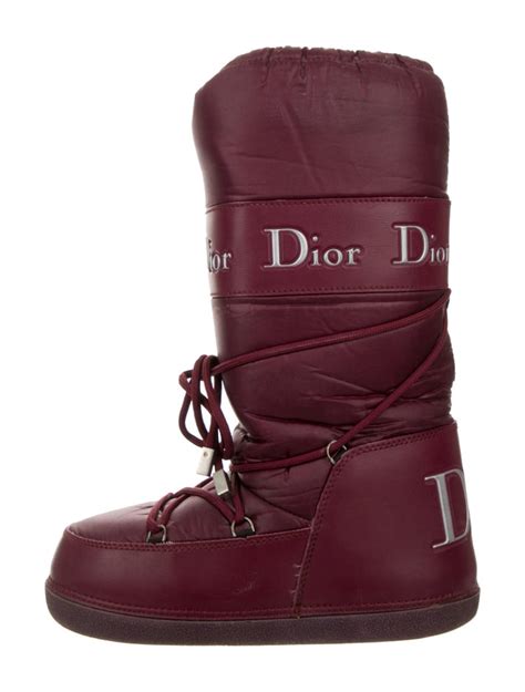 vintage dior snow boots|christian Dior boots price.